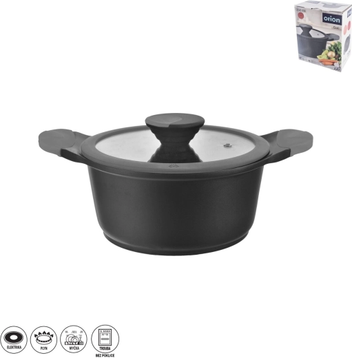 Lonac GALI 2,6 l sa staklenim poklopcem