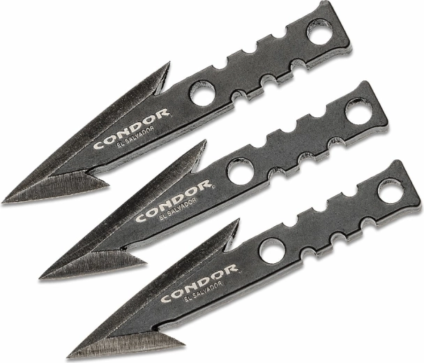 Set ribolovnih šiljaka s kontraudicama Condor Pocket Pike, 3 kom, najlonska futrola