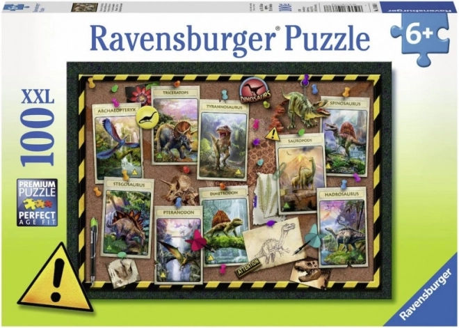 Puzzle 100 XXL dijelova Dinosaur Collection