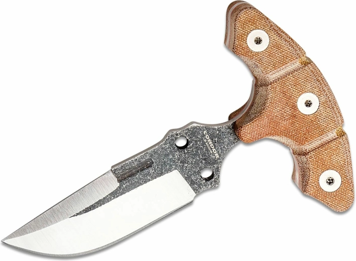Taktički bodež Condor Tactical P.A.S.S. EDC Dagger 10 cm, smeđa Micarta, kožna futrola