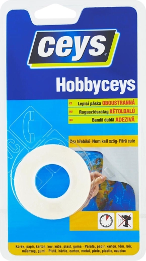 Dvostrana ljepljiva traka 15 mm × 2 m HOBBYCEYS