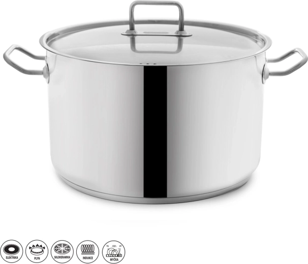 Nehrđajući lonac Stock 21,5 l s poklopcem