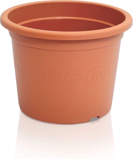 Plastična teglica terakota 9 cm