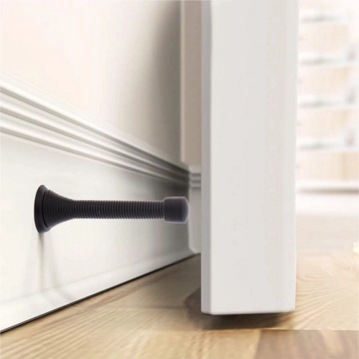 Zidni graničnik za vrata - crni