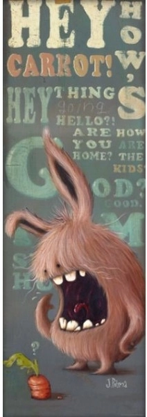 Vertikalne puzzle Zozoville: Mrkva 1000 dijelova