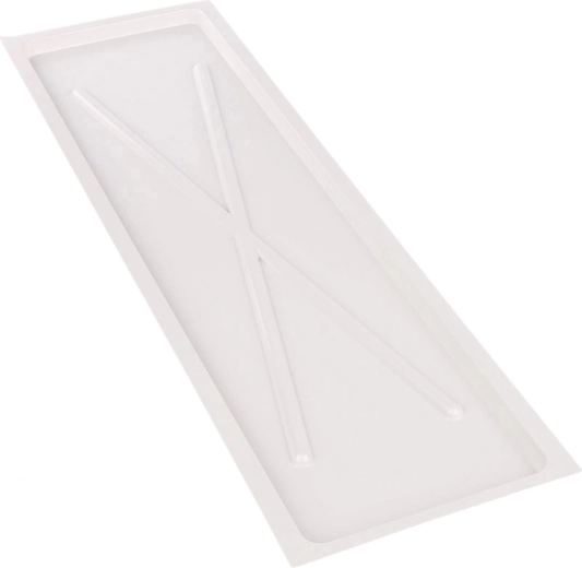 Metpol bijela uska posuda za ocjeđivanje 75 × 22,5 cm za dvokatni ocjeđivač 80 cm