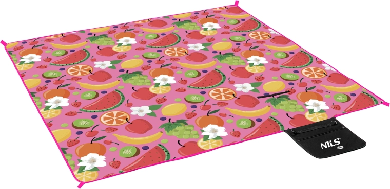 Piknik deka NILS Camp Fruits 200 × 200 cm
