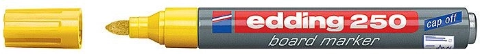 Marker za bijele ploče Edding 250, žuti