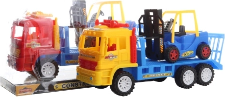Plastični kamion s dizalicom na inercijski pogon