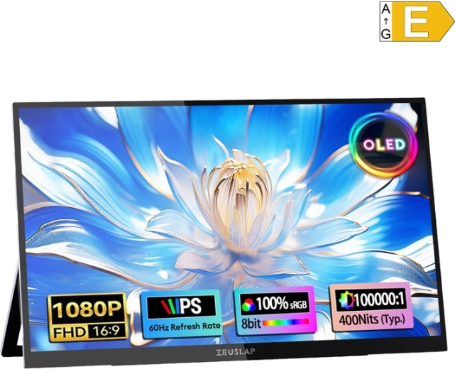 Zeuslap prijenosni dodirni OLED monitor 13,3" Full HD