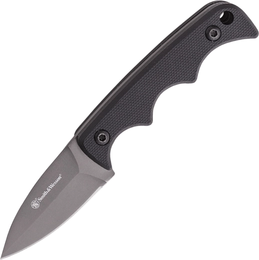 Smith & Wesson H.R.T. nož za vrat Spear Point 5 cm s titan-nitridnim premazom