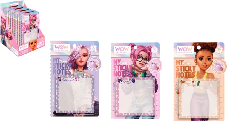 Samoljepljivi ljepljivi listići WOW Generation – mix motiva