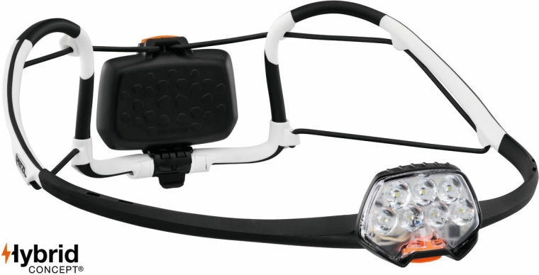 Petzl IKO čeona svjetiljka s remenom AIRFIT, crna