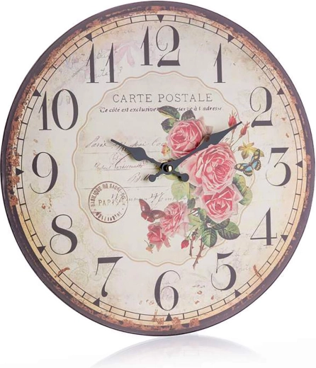 Zidni sat Carte Postale 34 cm