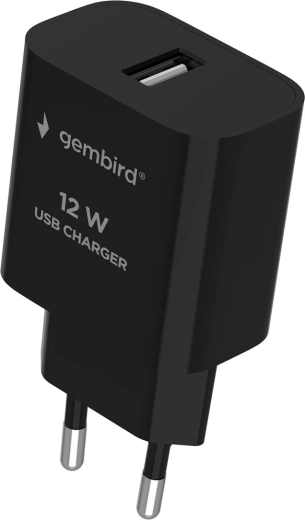 Univerzalni USB punjač 12 W (2,4 A), crna