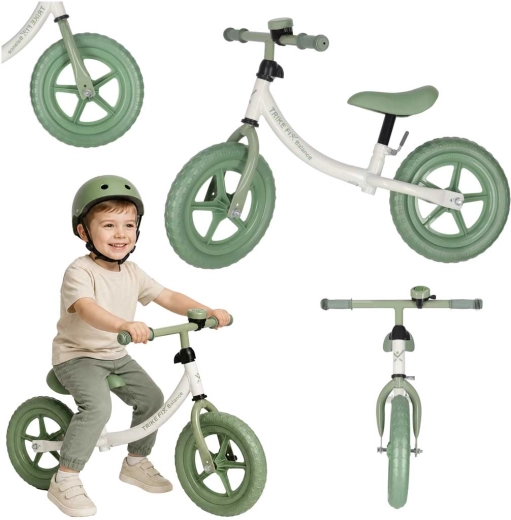 Trike Fix dječji bicikl guralica sa zvonom, zeleni