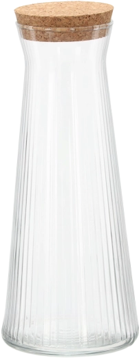 Staklena karafa Lyra s vertikalnim užljebljenjem 1,15 l