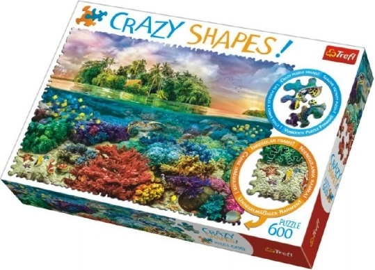 Puzzle 600 Crazy Shapes Tropski otok