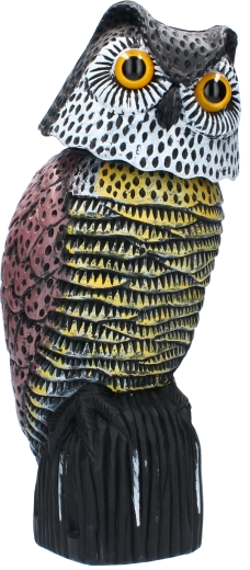 Plašilo za ptice – pokretna sova 20 × 16 × 38 cm