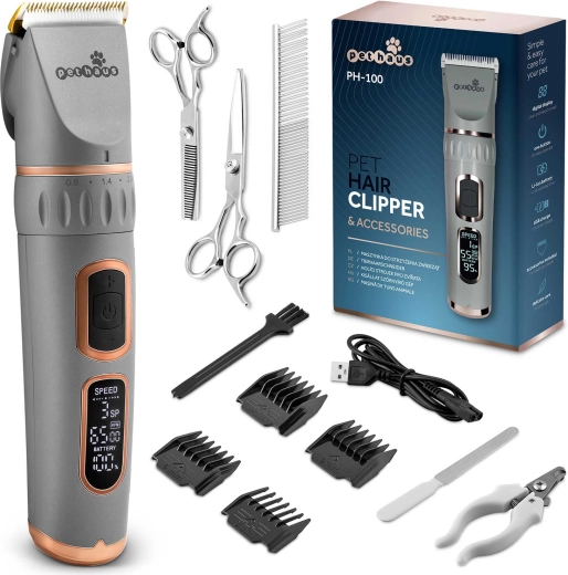 Šišač za životinje Pethaus PH-100 sivi