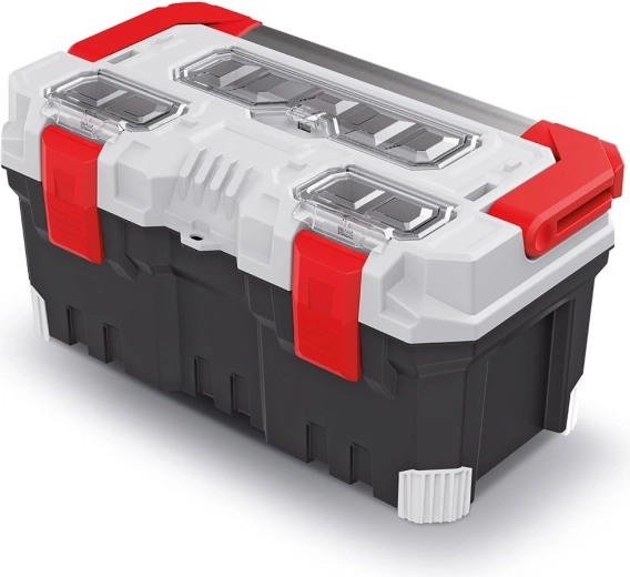 Plastični kovčeg za alat s metalnom ručkom TITAN PLUS 496 × 258 × 240 mm, sivi