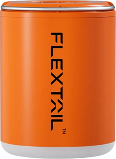 Flextail Tiny Pump 2X prijenosna električna pumpa 3 u 1 s lanternom, narančasta