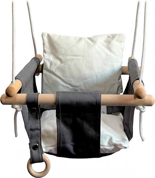 Dječja tekstilna ljuljačka crnobijela 2Kids Toys