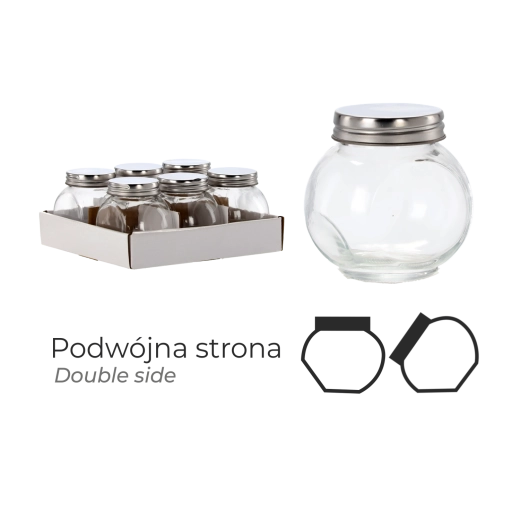 Staklenka 180 ml s metalnim poklopcem
