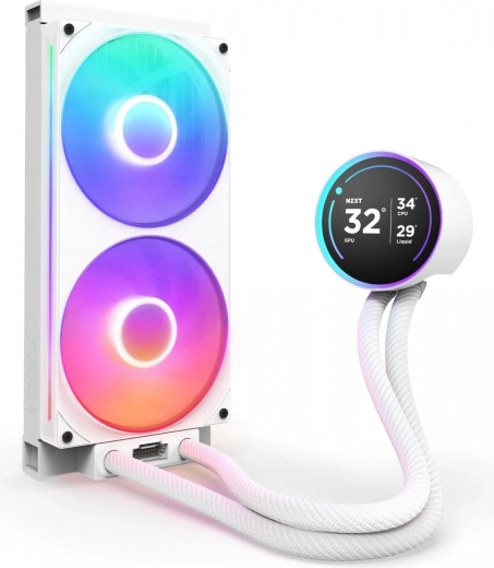 Vodeno hlađenje NZXT Kraken Elite 280 RGB v2 LCD bijelo