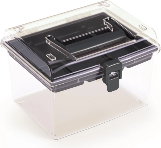 Plastični organizator s prozirnim poklopcem 195 × 174 × 135 mm NUF HIGH