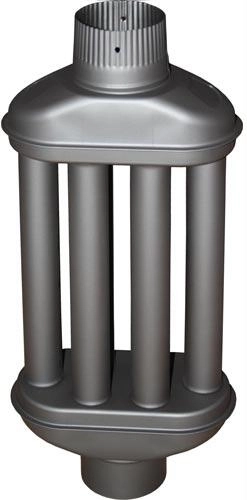 Izmjenjivač topline za dimovod 120 × 550 mm antracit