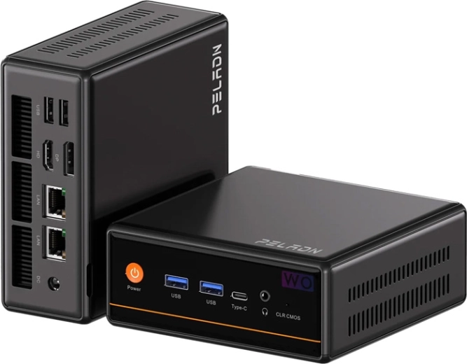 Mini PC Peladn WO4 s procesorom AMD Ryzen 5 5600H, 16 GB RAM i 512 GB SSD
