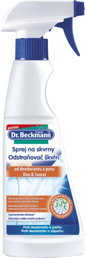 Odstranjivač mrlja od dezodoransa i znoja 250 ml DR. BECKMANN