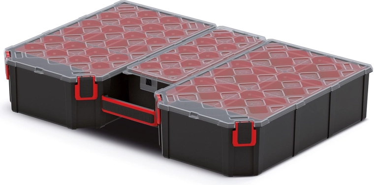Visoki organizator TAGER s prozirnim poklopcem 577 × 390 × 105 mm