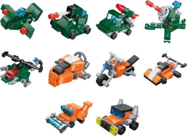 Konstruktorski set Qman Trans Collector 3u1 set 10 kom