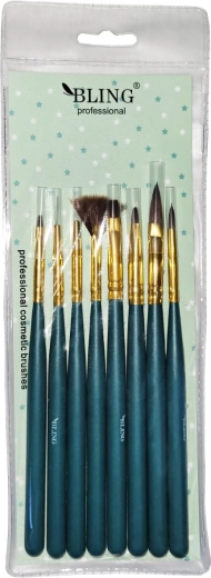 Set kistova za ukrašavanje noktiju 8 kom BLING, MS-1001-8