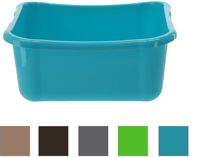 Kvadratna plastična zdjela 12 l za sudoper