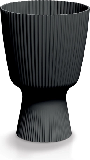Vaza Milly Round 18,8 cm ugljen