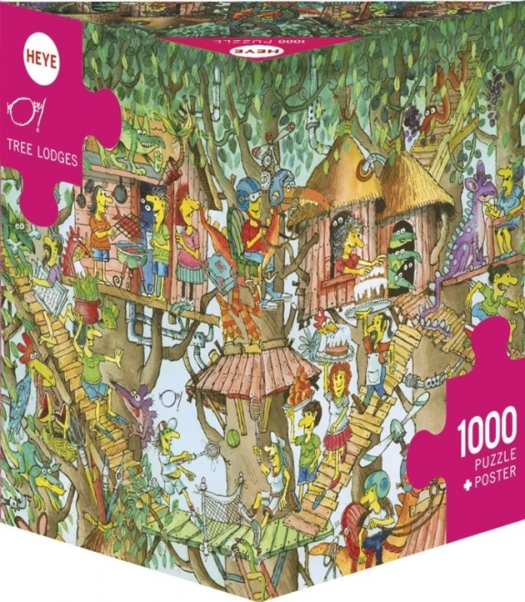 Puzzle HEYE Kućice na drveću 1000 dijelova