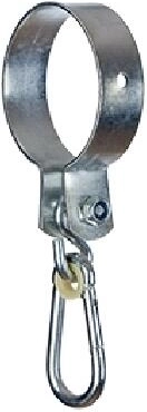 Kuka za ljuljačku s kružnom stezaljkom 100 mm, nosivost 70 kg