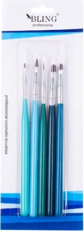 Set kistova za ukrašavanje noktiju BLING Professional - 5 komada