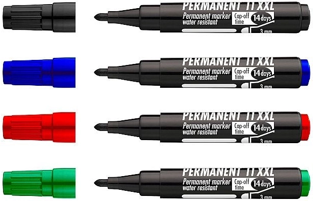 Permanentni markeri CONCORDE 11 XXL – set 4 kom