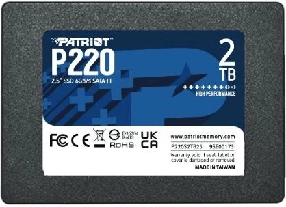 Patriot P220 SSD 2 TB 2,5" SATA III