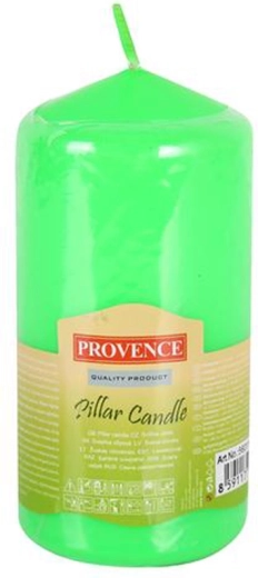 Parafinska svijeća valjak zelena 65 × 125 mm