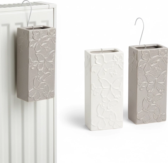 Keramički ovlaživač za radijator s motivom leptira, miks boja, set 6 kom