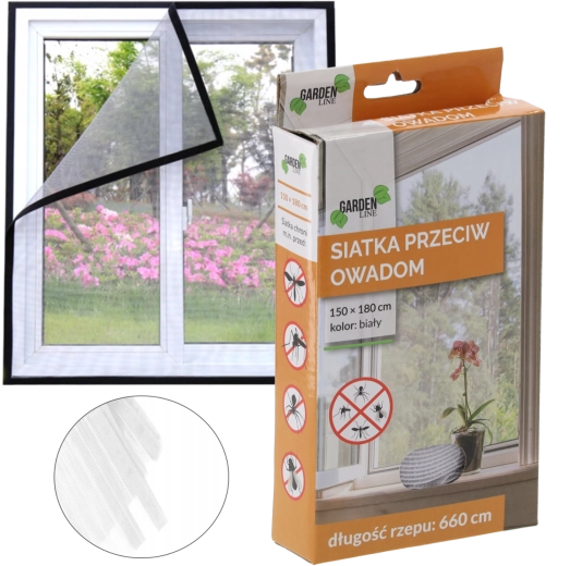 Mreža protiv insekata 150 × 180 cm bijela