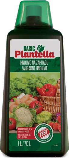 Tekuće biostimulantno gnojivo za povrće i vrt 1 l Plantella Basic