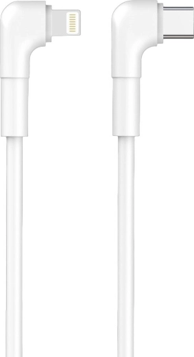 Maxlife kutni kabel USB‑C na Lightning 1 m, 27 W, bijeli