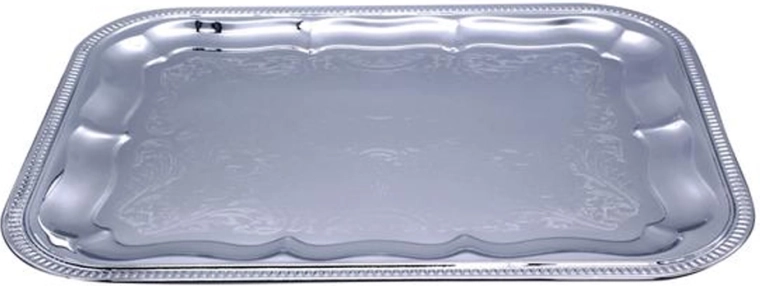 Pravokutna kromirana posuda 41 × 31 cm