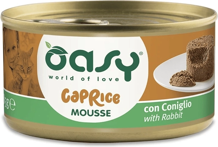 Oasy Caprice mousse s mesom kunića 85 g